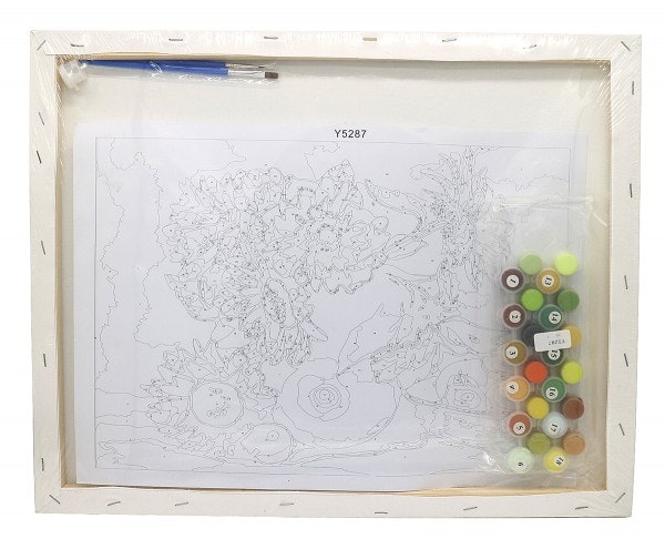 Lejon solnedgång 40x50 PBN