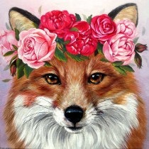 Blomsterräv 40x50