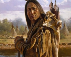 Man native americans 30x40cm