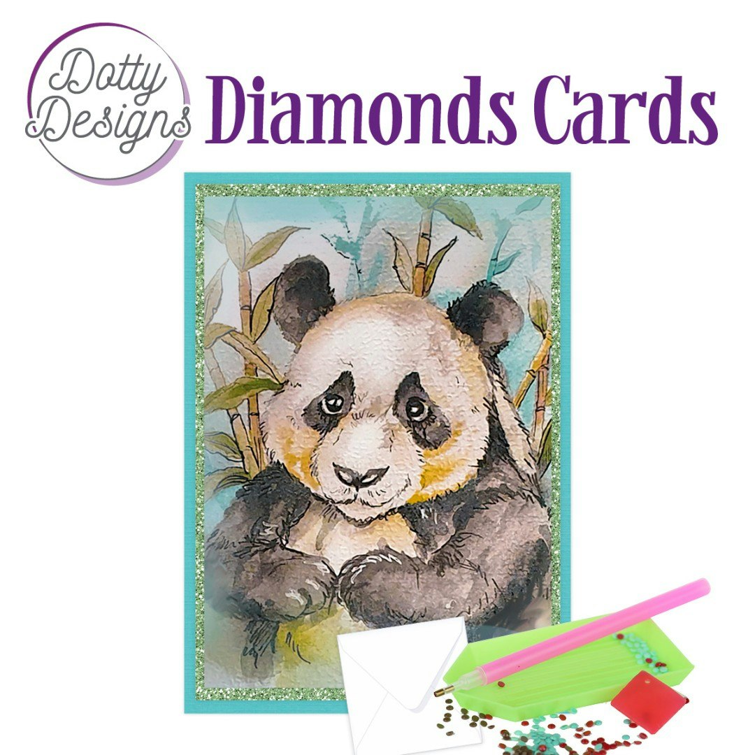 Dotty Designs® - Vykort Panda