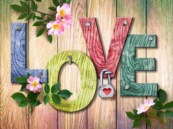 Citat Love 40x50cm