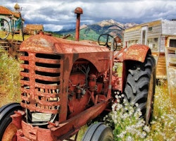 Traktor 40x50cm