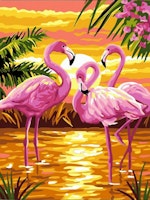 Flamingo 40x50 PBN