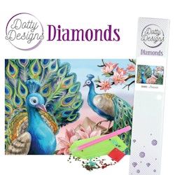 Dotty Designs® - Påfåglar 29,7 x 42 cm