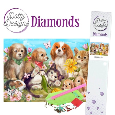 Dotty Designs® - Husdjur 29,7 x 42 cm