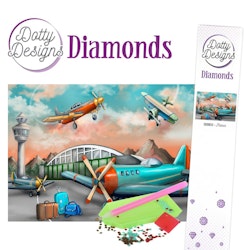 Dotty Designs® - Flygplan 29,7 x 42 cm