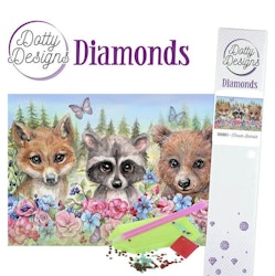 Dotty Designs® - Skogsdjur 29,7 x 42 cm
