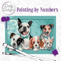 Dotty Design -  Dogs 40x50 PBN