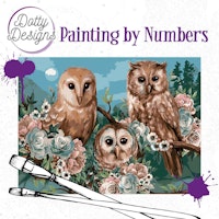 Dotty Design -  Owls 2 40x50 PBN