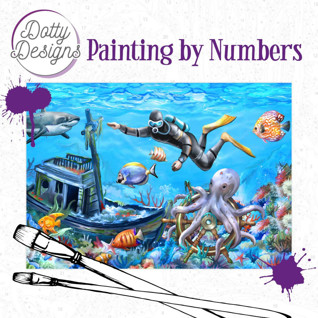 Dotty Design -  Diver 40x50 PBN