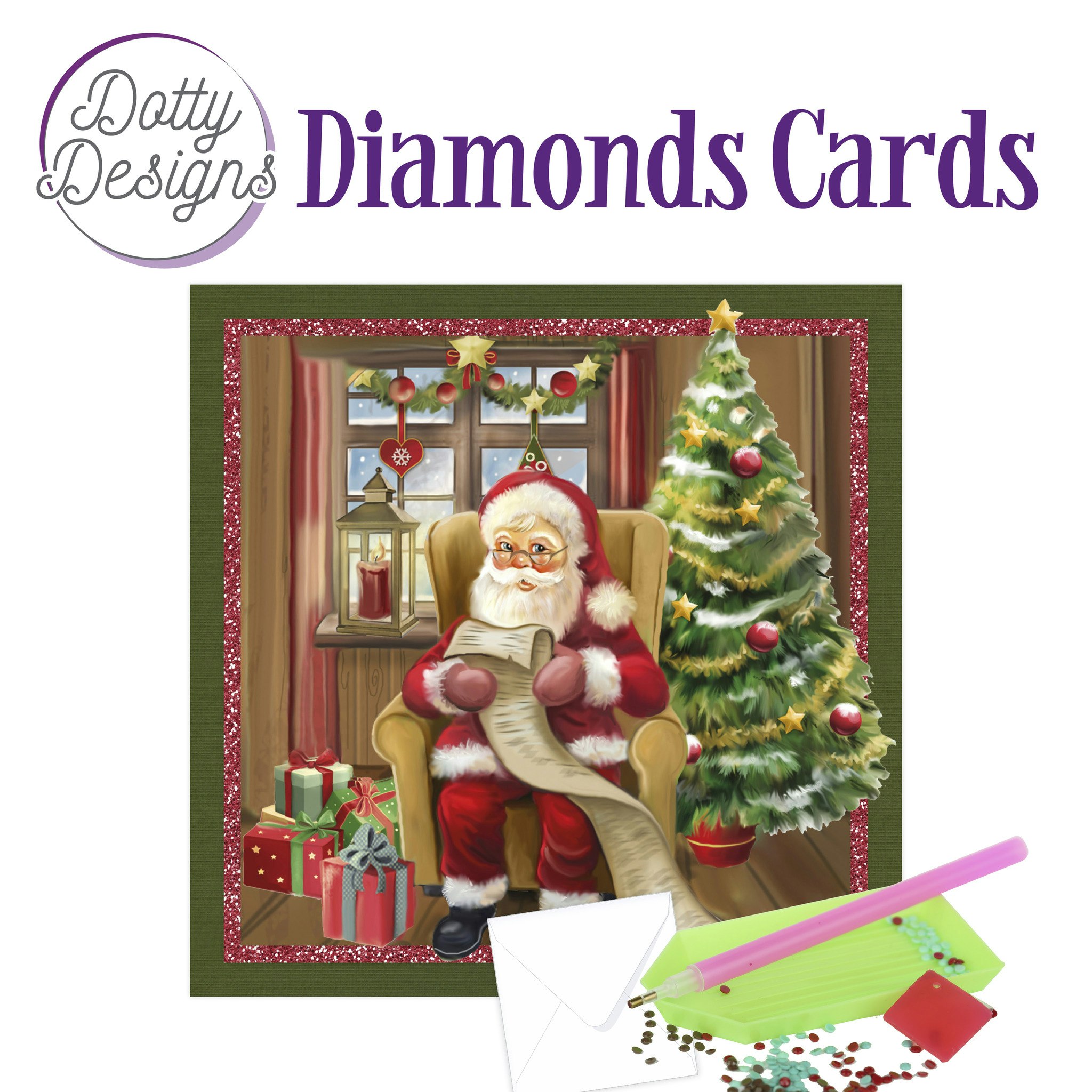 Dotty Designs® - Vykort Tomte