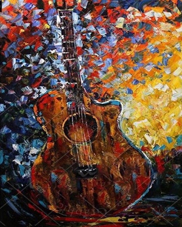 Gitarr 40x50cm