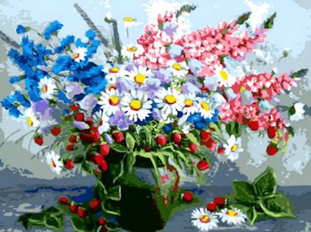 Blommor 40x50