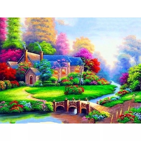 Hus 40x50