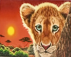 Lejonunge 20x30