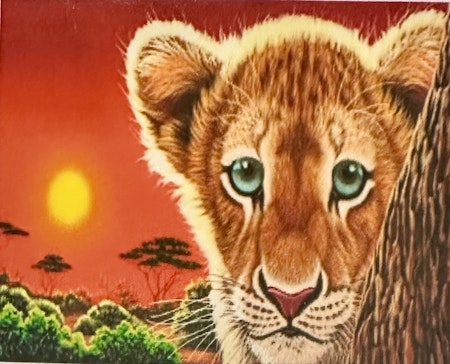 Lejonunge 20x30