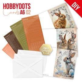 Hobby Dots Kaniner Set 3 kort