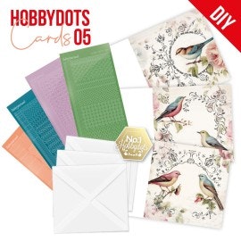 Hobby Dots Fåglar Set 3 kort
