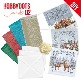 Hobby Dots Vinter Jul Set 3 kort