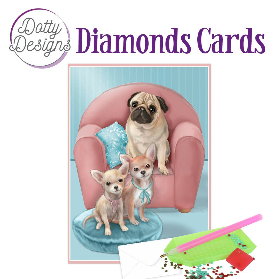 Dotty Designs® - Vykort Hundar