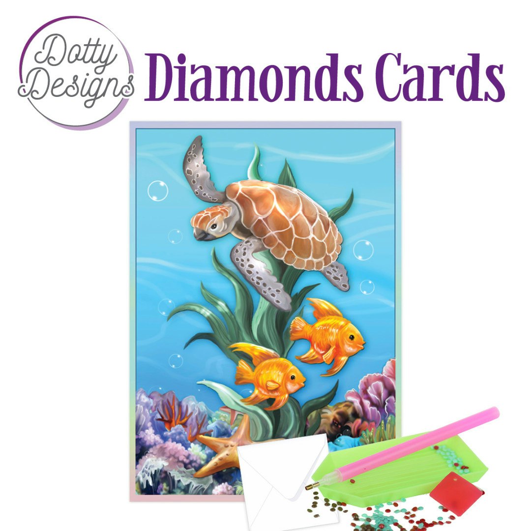 Dotty Designs® - Vykort Sköldpadda