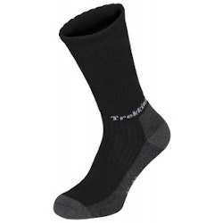 Trekking Socks, "Lusen", black, terry sole