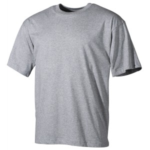 US T-Shirt, short-sleeved, Grå, 170 g/m²