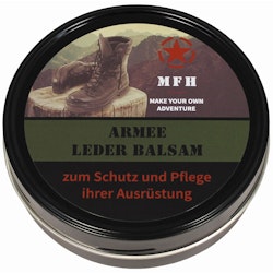 Läderbalsam, "Army", färglös, 150 ml burk