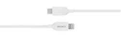 DELTACO Lightning till USB-C-kabel, 1m
