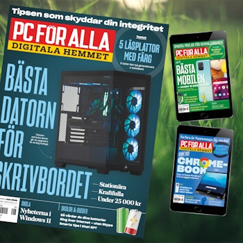 6 nr av PC för Alla + vårt digitala arkiv sedan 2010