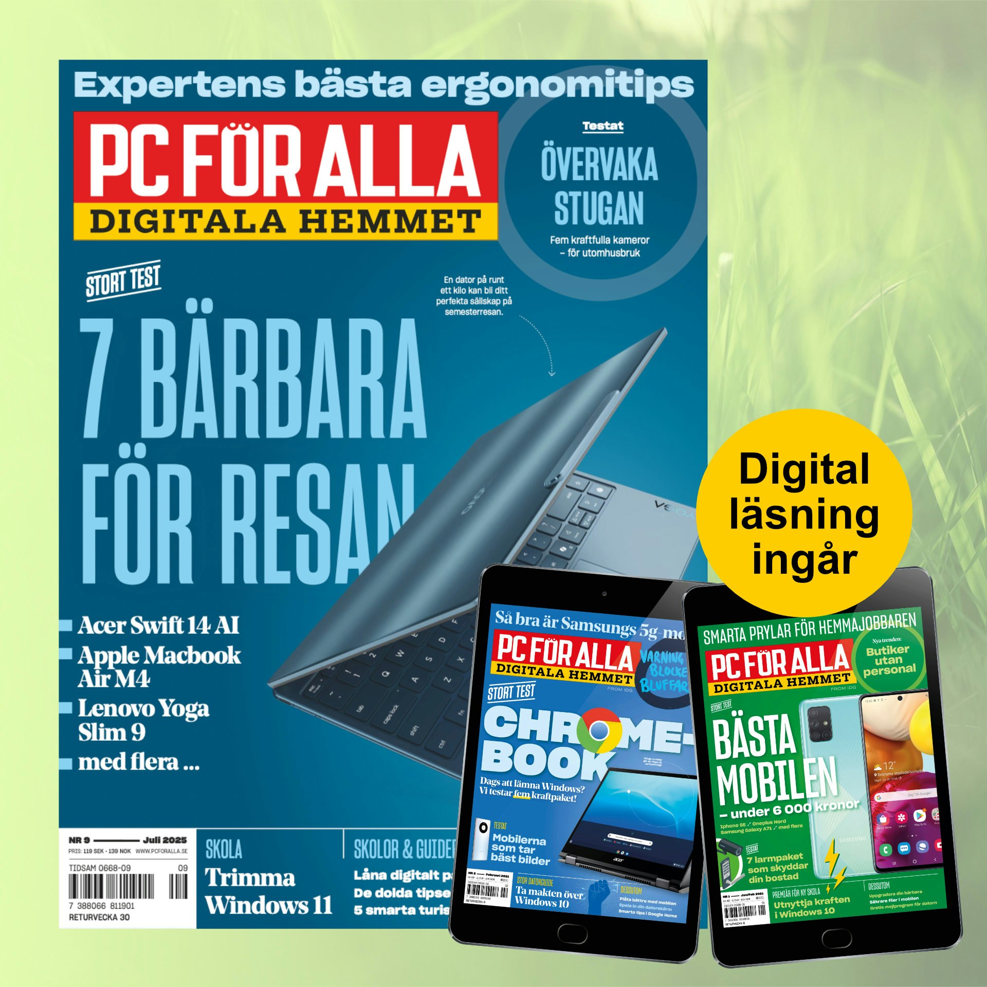 6 nr av PC för Alla + vårt digitala arkiv sedan 2010