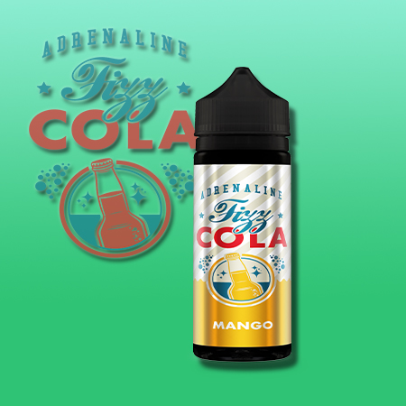Adrenaline Fizzy Cola Mango 100ml
