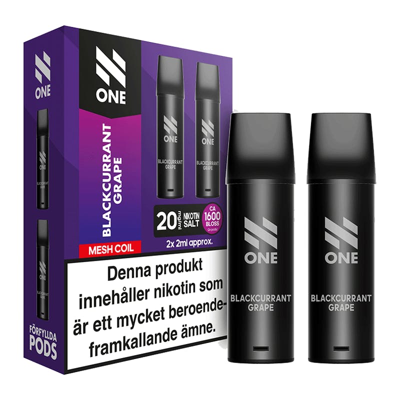 N-ONE Mesh Pods Blackcurrant Grape 2-Pack