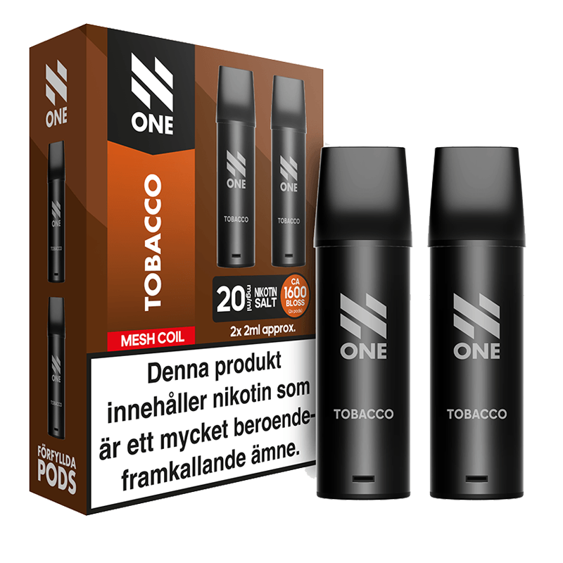 N-ONE Mesh Pods Tobacco 2-Pack