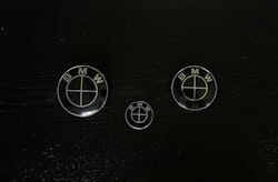 BMW logo kit i svart