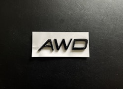 Volvo AWD emblem i svart