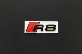 Audi R8 emblem i svart