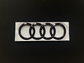 Audi ringar i svart