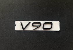Volvo V90 emblem i svart