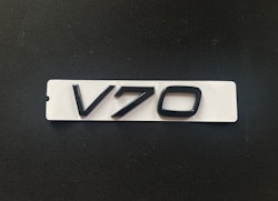 Volvo V70 emblem i svart