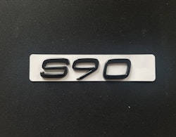 Volvo S90 emblem i svart