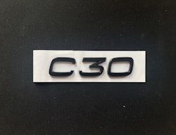 Volvo C30 emblem i svart