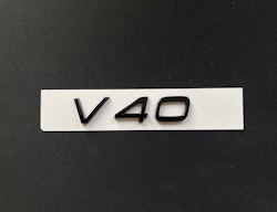 Volvo V40 emblem i svart