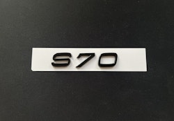 Volvo s70 emblem i svart
