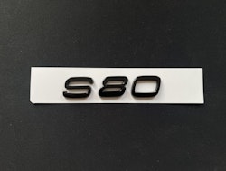 Volvo s80 emblem i svart