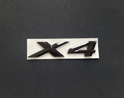 BMW X4 emblem i svart