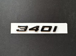 Kopia BMW 340i emblem i svart