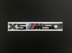 BMW X5M50i emblem i svart