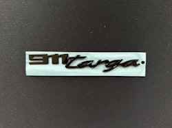 Porsche 911 Targa emblem i svart