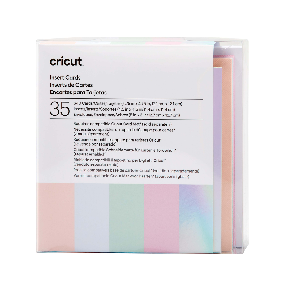Cricut Insert Cards Princess S40 (12,1 cm x 12,1 cm) 35-pack